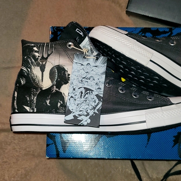 Converse DC Comics Chuck Taylor AllStar 70 Hi Batman Flash & WW Men-10 W-12 Rare - Picture 7 of 10